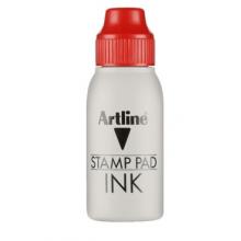 旗牌（Shachihata）Artline 辦公財務(wù)印章印臺印泥通用補充印油 50ml 紅色 ESA-2N