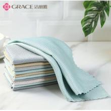 魚鱗抹布	潔麗雅（Grace） 擦玻璃魚鱗抹布不留痕家務(wù)清潔廚房去油無(wú)痕吸水不掉毛30*40*5條
