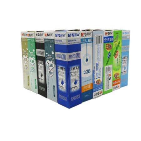 晨光按動(dòng)中性筆芯黑色中性筆芯 6142黑色0.38mm全針管