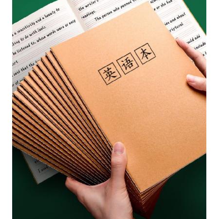 16k大號(hào)牛皮紙英語本記事本日記本