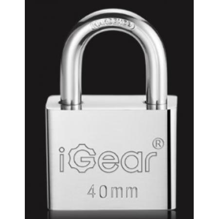 iGear 掛鎖 防水防銹倉庫車廂大門掛鎖 家用學(xué)校商鋪門鎖 防盜防撬鎖 40mm