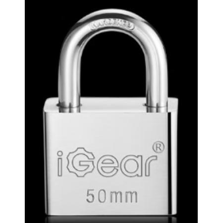 iGear 掛鎖 防水防銹倉(cāng)庫(kù)車(chē)廂大門(mén)掛鎖 家用學(xué)校商鋪門(mén)鎖 大防盜防撬鎖 50mm