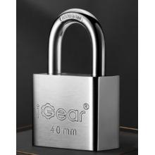 iGear 通開掛鎖 防水防銹倉(cāng)庫(kù)車廂大門掛鎖 防盜防撬鎖 40MM一把鑰匙