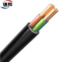 謙和（QIANHE）電線電纜KVVR銅芯國標銅線黑色電源線電纜線四芯護套線4*4平方