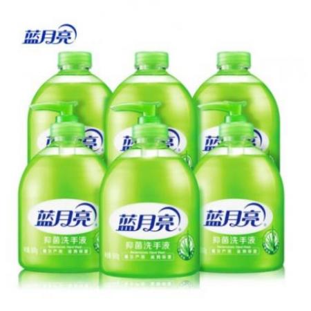 藍(lán)月亮 蘆薈抑菌洗手液套裝:洗手液瓶500g*3+補(bǔ)充裝500g*3