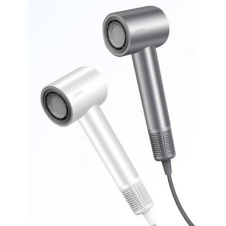 美的（Midea）高速吹風(fēng)機(jī)家用吹風(fēng)筒大功率/高濃度負(fù)離子護(hù)發(fā)/大風(fēng)力速干/低噪/送禮盒裝電吹風(fēng)FG2-流光白