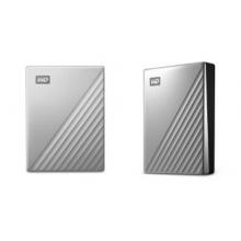 西部數(shù)據(jù)(WD) 5TB 移動硬盤 type-c Mac專用 My Passport Ultra2.5英寸 銀 機械硬盤 手機筆記本電腦外接存儲