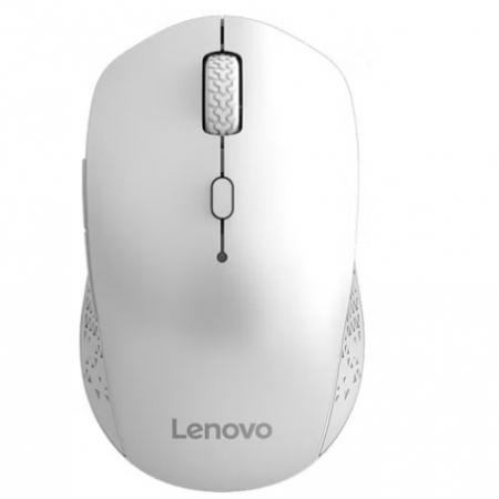 聯(lián)想(Lenovo) 無線藍(lán)牙雙模鼠標(biāo) 藍(lán)牙5.0/3.0 便攜辦公鼠標(biāo) 人體工程學(xué)設(shè)計(jì) Howard白色