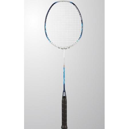YONEX尤尼克斯羽毛球拍單拍全碳素疾光NF160海軍藍(lán)5U5已穿24磅±附手膠