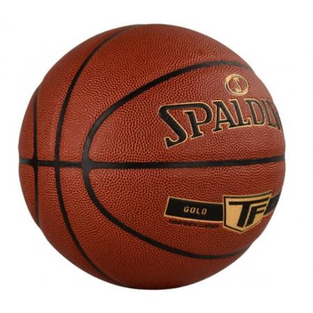 斯伯丁（SPALDING）籃球7號Gold經(jīng)典系列室內(nèi)外耐磨職業(yè)賽事七號PU材質(zhì)籃球 76-857Y