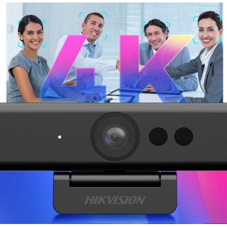 ?？低曤娔X攝像頭直播800萬4K超高清帶麥克風USB免驅外接筆記本臺式機網課家用視頻會議直播帶貨DS-U68