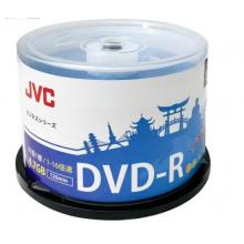 JVC/杰偉世 DVD-R 光盤(pán)/刻錄盤(pán) 16速4.7GB 藍(lán)櫻辦公系列 桶裝50片 空白光盤(pán)廠直采購(gòu)
