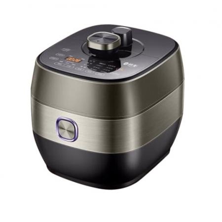 蘇泊爾（SUPOR）鮮呼吸系列 電壓力鍋5L IH加熱 猛火2200W 精鋼球釜 頂置觸控自動(dòng)排氣SY-50FH33Q 雙膽高壓鍋