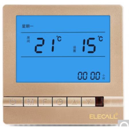 電地暖溫控開關(guān)	伊萊科	25A，4500w暗裝