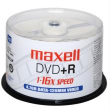 麥克賽爾（maxell）DVD R光盤(pán) 刻錄光盤(pán) 光碟 空白光盤(pán) 16速4.7G 影音系列桶裝50片