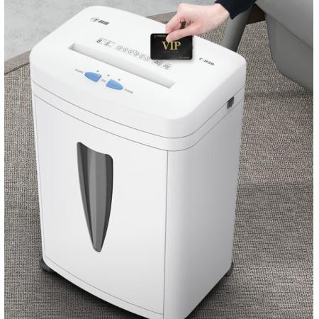 科密(comet)5級高保密辦公商用碎紙機（連碎25分鐘 2*10mm微米級 可碎卡/訂書針 配紙屑袋）C-838