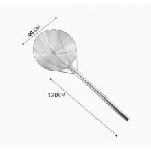 不銹鋼笊籬加厚撈面勺超大號 meyao 長120cm*直徑40cm