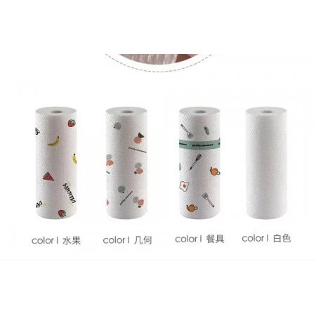 萌念懶人抹布干濕兩用家用清潔用品廚房用紙專(zhuān)用紙巾一次性洗碗布吸水 4卷大號(hào)印花【升級(jí)加厚】800片 干濕兩用