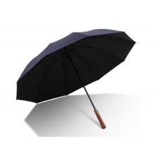 雨傘	米唐m2701：27寸黑膠晴雨兩用，防風骨，實木自動手柄