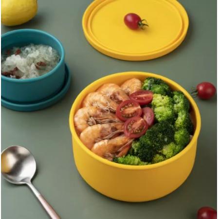 硅膠保鮮盒食品級微波爐飯盒
