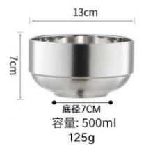 振宏  不銹鋼小碗	直徑13cm，高7cm