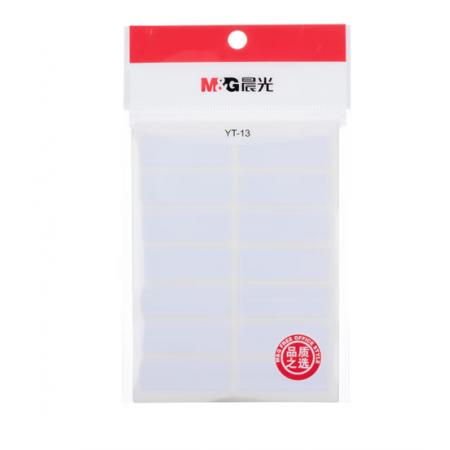 口取紙	晨光Yt-13  38*13mm無(wú)框自粘標(biāo)簽貼140枚