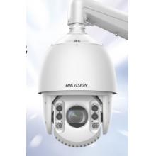 HIKVISION?？低暠O(jiān)控器攝像頭網(wǎng)線供電360°云臺旋轉智能室外防水400萬2K高清紅外夜視球機DS-2DC7423IW-DE