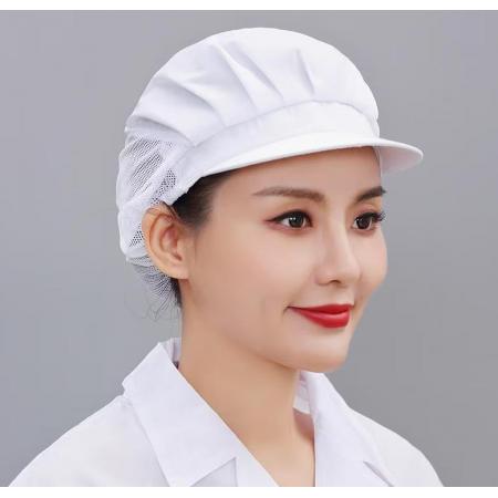 面點廚師帽	海斯迪克白色布藝