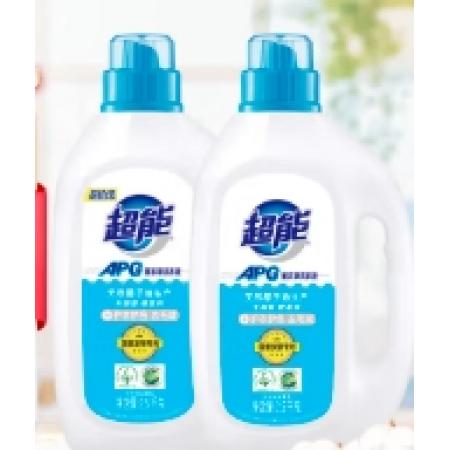 超能 APG國(guó)家專利配方洗衣液 活花精油 2.5kg*2瓶 潔凈配方 護(hù)衣護(hù)色