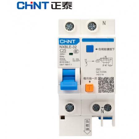 漏電保護器	正泰 NXBLE-32 1P+N 25A