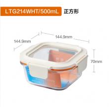 樂(lè)扣樂(lè)扣（locknlock）保鮮盒便當(dāng)盒LTG214W_500ml