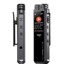 愛國者aigo錄音筆R2210C 16G專業(yè)錄音設備高清降噪長時錄音學習商務會議培訓采訪錄音器MP3播放器 黑