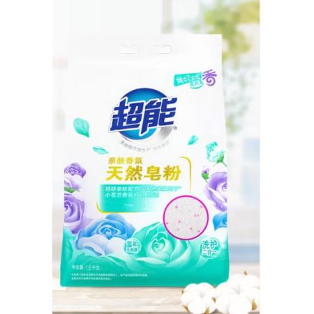 超能天然皂粉洗護(hù)二合一	1.6kg