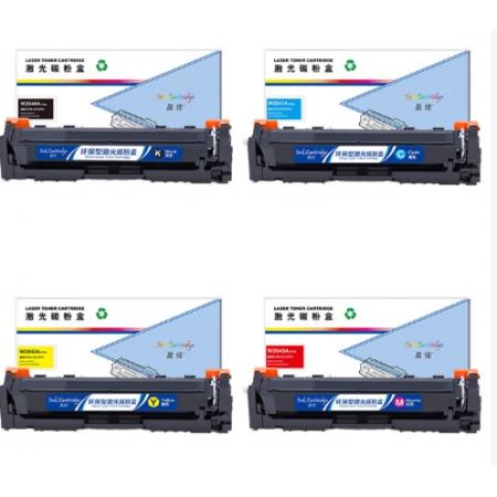 盈佳 W2040A四色套裝 硒鼓 商專版 帶芯片 彩色 黑：2400頁(yè)