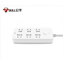 公牛（BULL）插座GN-216  6位總控長(zhǎng)3米
