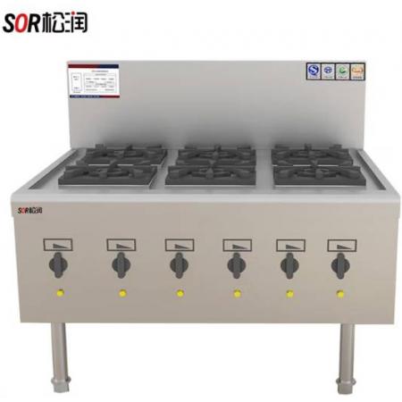松潤	燃氣六眼煲仔灶SOR-P405