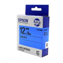 愛普生（EPSON）適配標簽機原裝色帶LW-K400/600P/1000P/C410標簽貼紙LK-4WBN 12mm透明底黑字9米LK-4TBW